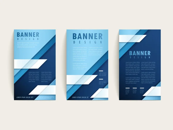 Πρότυπο banner απλότητα — Διανυσματικό Αρχείο