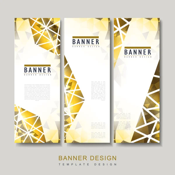 Plantilla de bandera moderna — Vector de stock