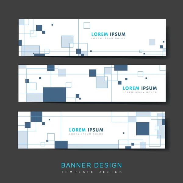 Plantilla de banner de simplicidad — Vector de stock