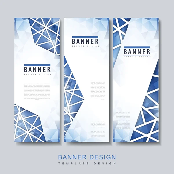 Πρότυπο σύγχρονο banner — Διανυσματικό Αρχείο
