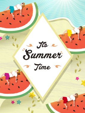 Yaz poster tasarımı