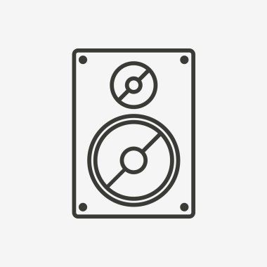 Müzik hoparlörü simgesi