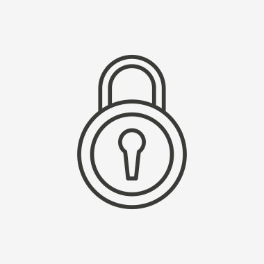 kilit satırı simgesi