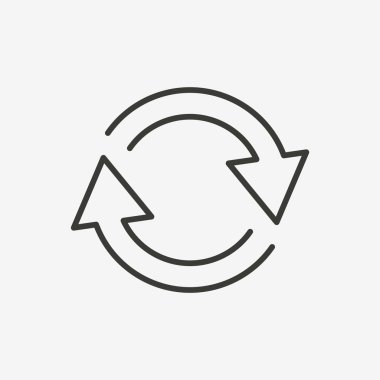 geri dönüşüm ok simgesi