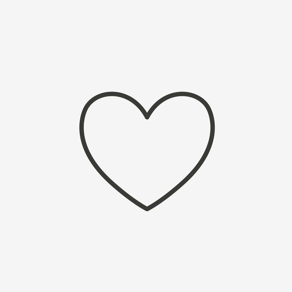 heart outline icon