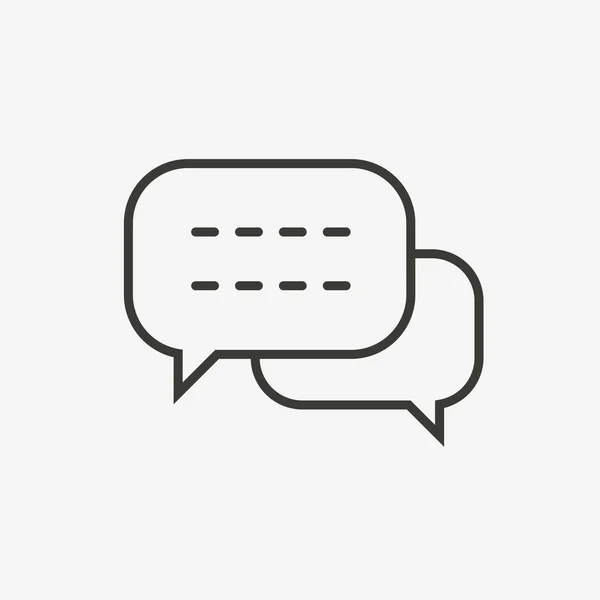 Chat zeepbel pictogram — Stockvector