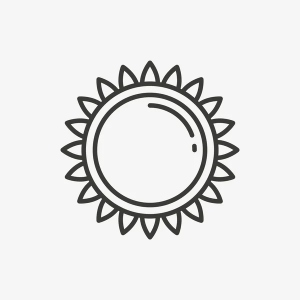 Symbolbild Sonnenblume — Stockvektor