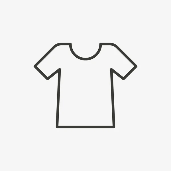 Ícone de camiseta em branco — Vetor de Stock