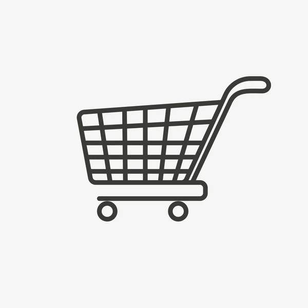 Icono del carrito de compras — Vector de stock