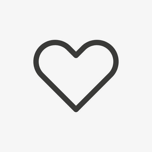 heart outline icon
