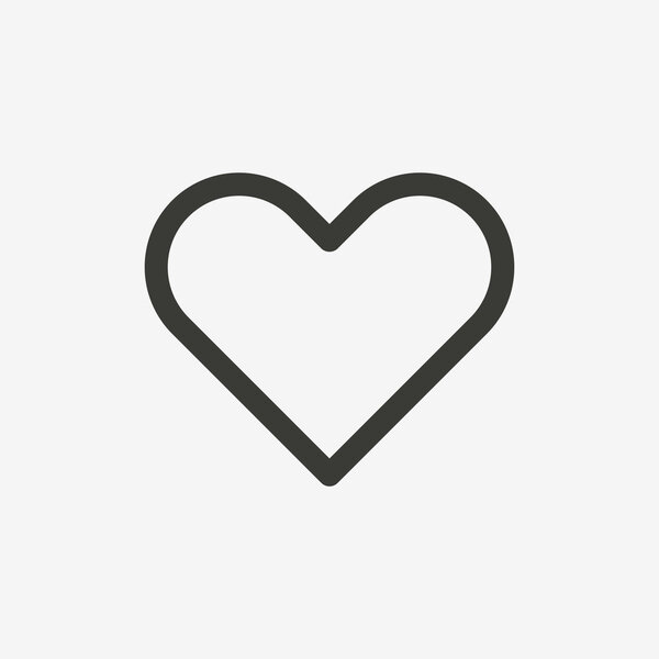 heart outline icon