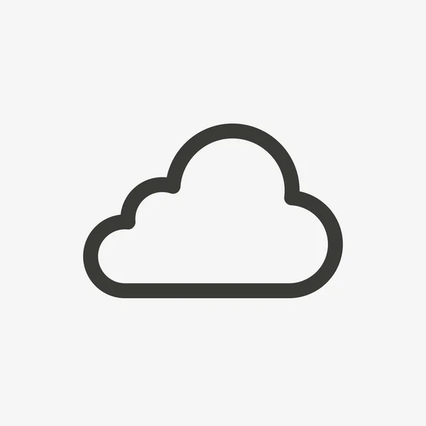 Pictogram voor Internet-wolk — Stockvector