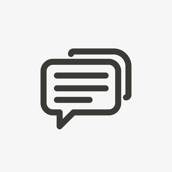 Chat zeepbel pictogram — Stockvector