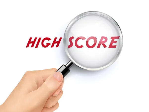 Loupe verre de score — Image vectorielle