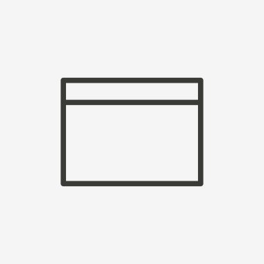 tarayıcı anahat simgesini