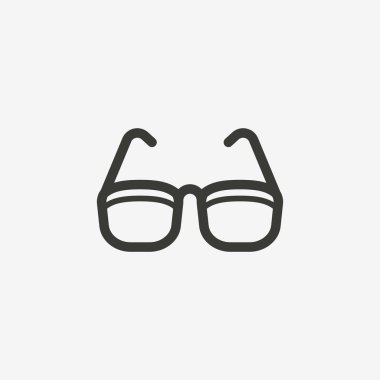 gözlük anahat simgesini