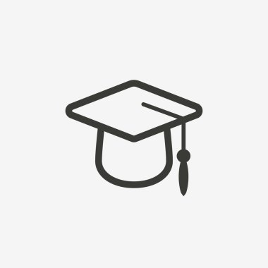 mezuniyet şapkası simgesi