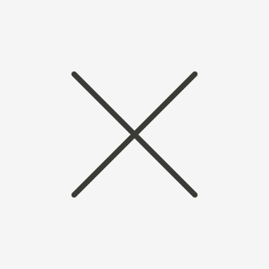 yanlış işareti simgesi