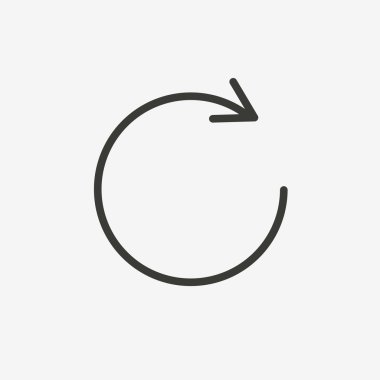 yenileme işareti simgesi