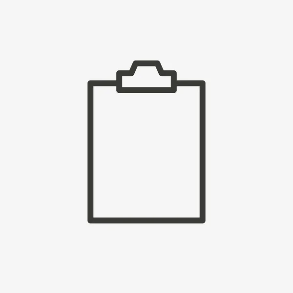 Icono de línea de documento — Vector de stock