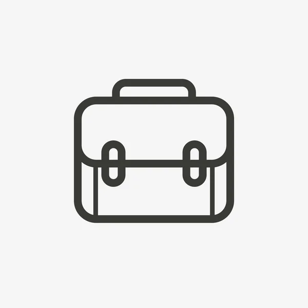 Obchodní kufr ikona — Stockový vektor