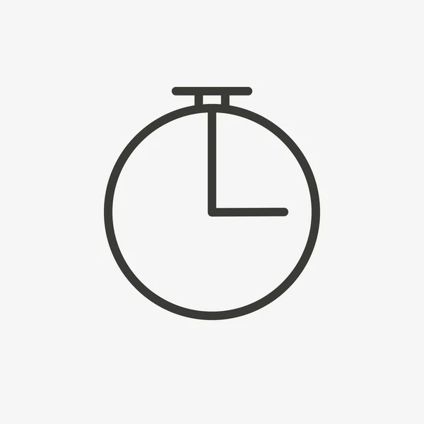 Alarm outline icon — Stock Vector