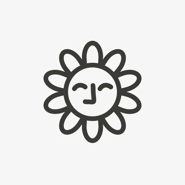 Vektorgrafiken Blume Umriss Symbol Vektorbilder Blume Umriss Symbol Depositphotos