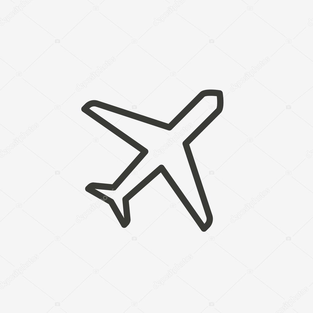 blank airplane icon