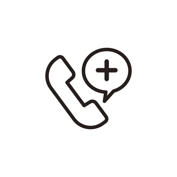 Emergency call icon — Stock Vector