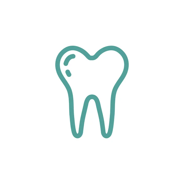 Zahn-Symbol — Stockvektor