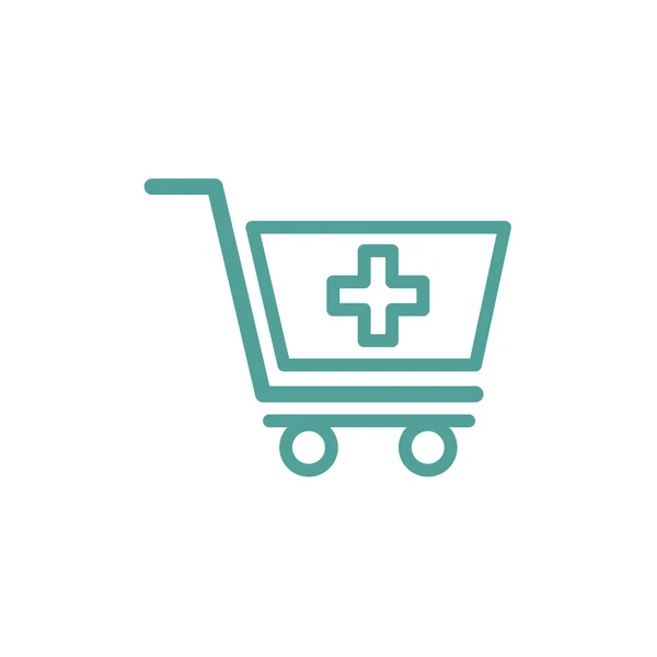 Medical Cart icon — Stock Vector