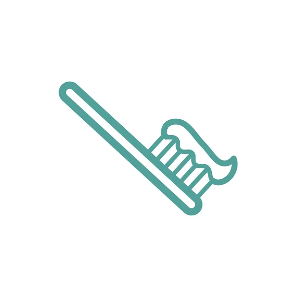 Brosse à dents icône signe — Image vectorielle