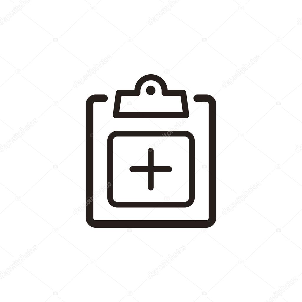 Medical record icon Stock Vector by ©kchungtw 120054316