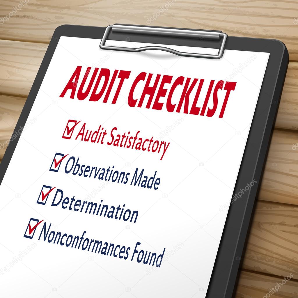 audit checklist clipboard