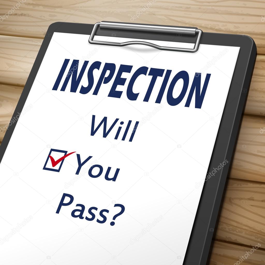 inspection clipboard illustration