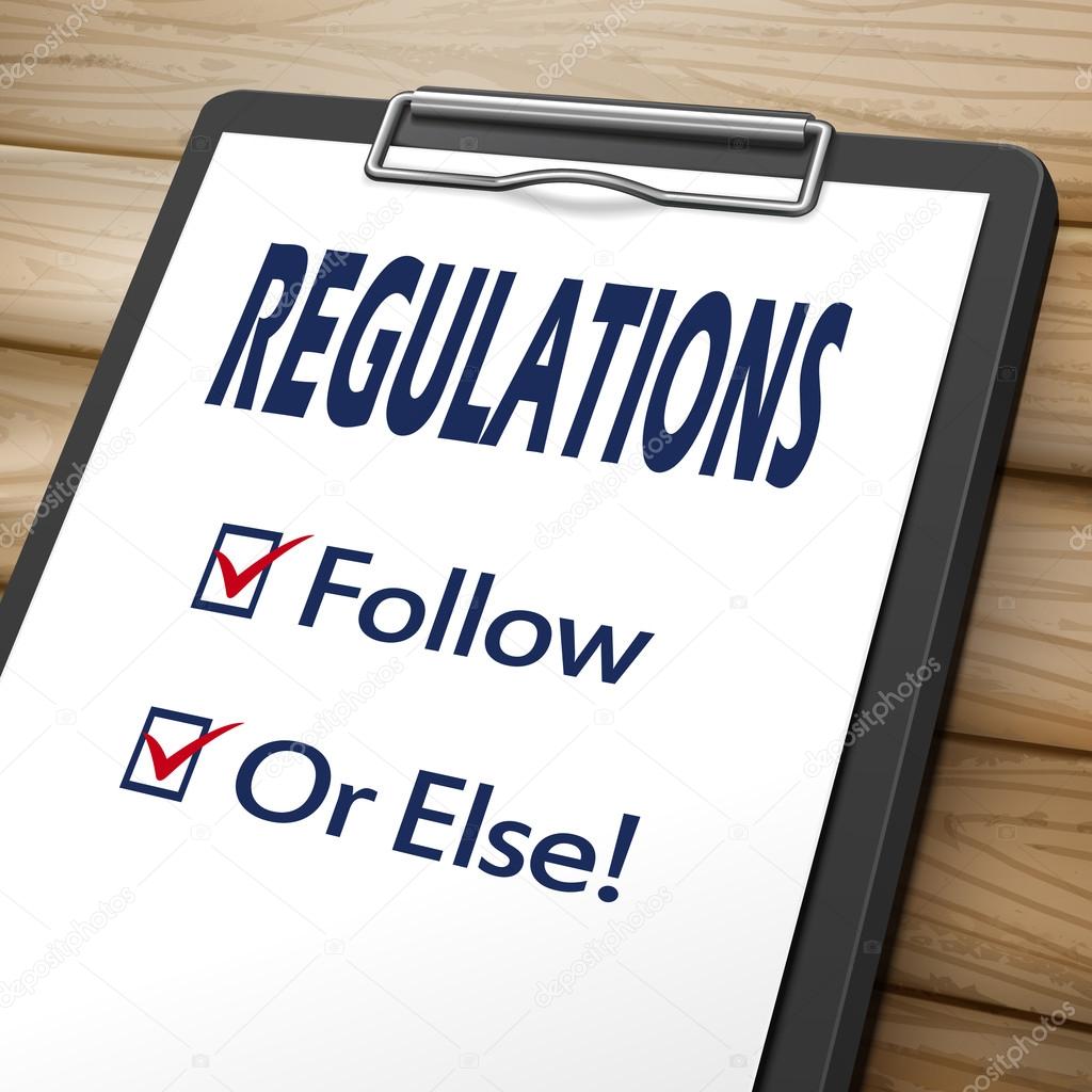 regulations clipboard illustration