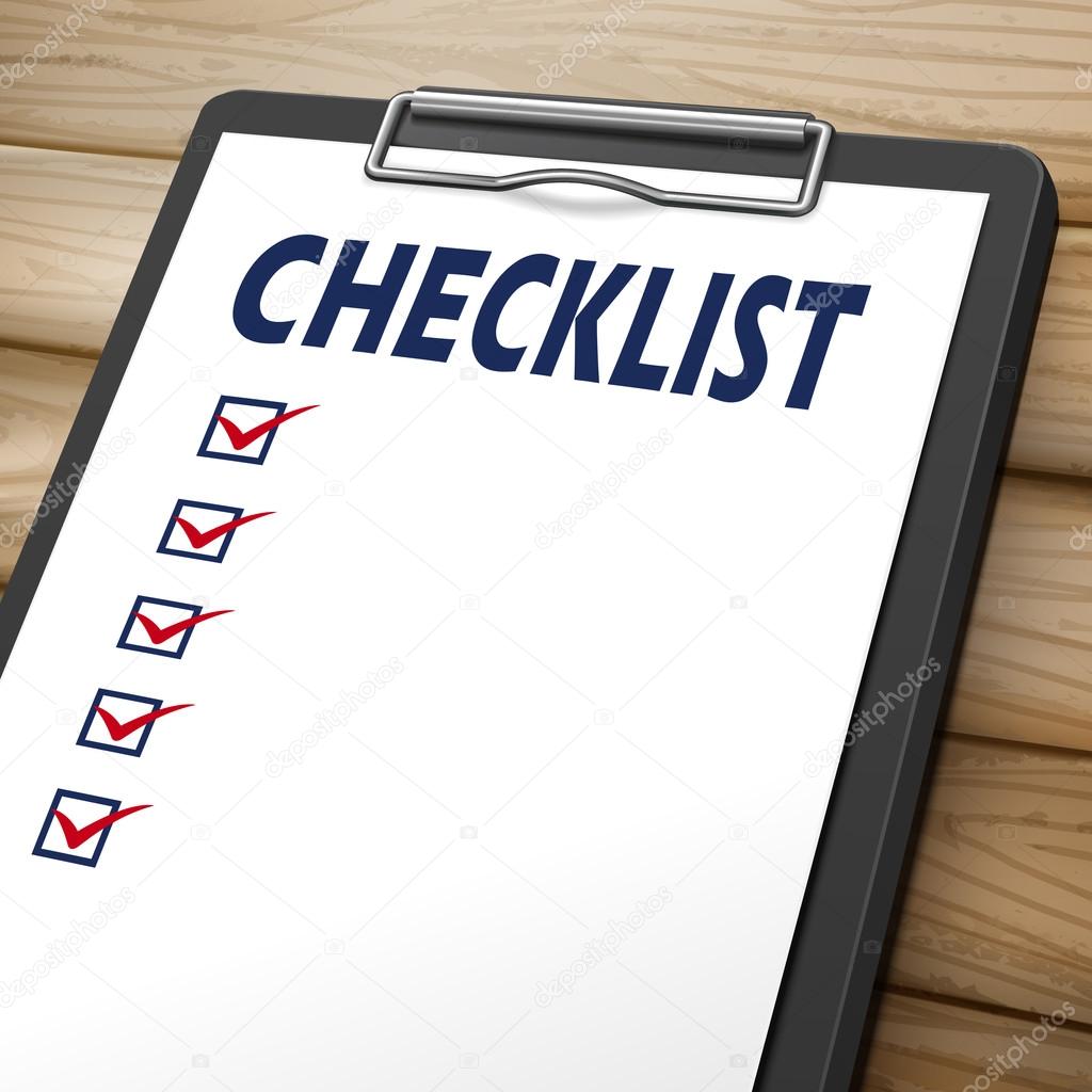 checklist clipboard illustration