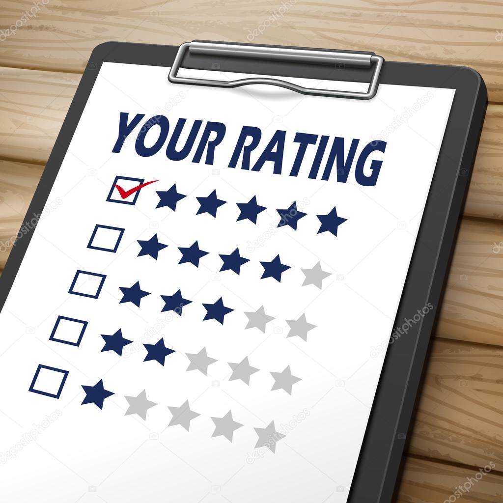 your rating clipboard