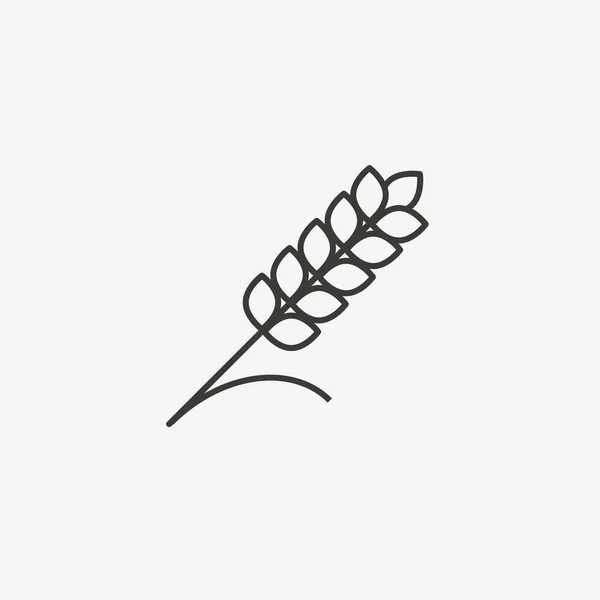 Пшениця структури значок — стоковий вектор