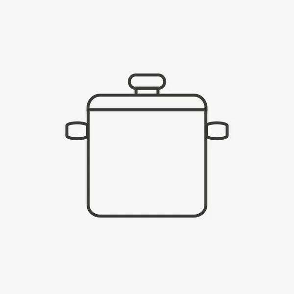 Icono de la olla de arroz — Vector de stock