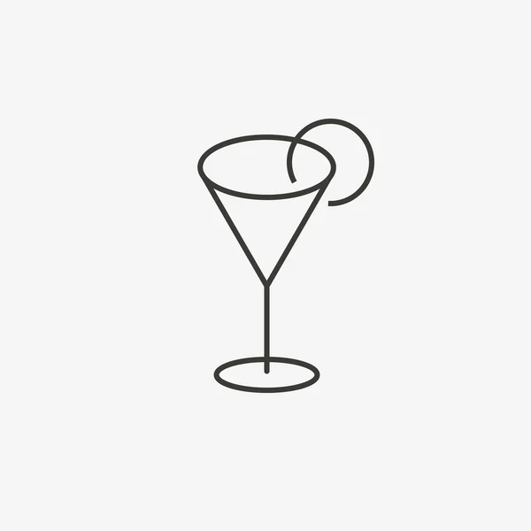 Склянка з лимонною іконою — стоковий вектор
