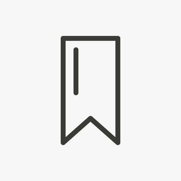 Bookmark outline icon — Stock Vector