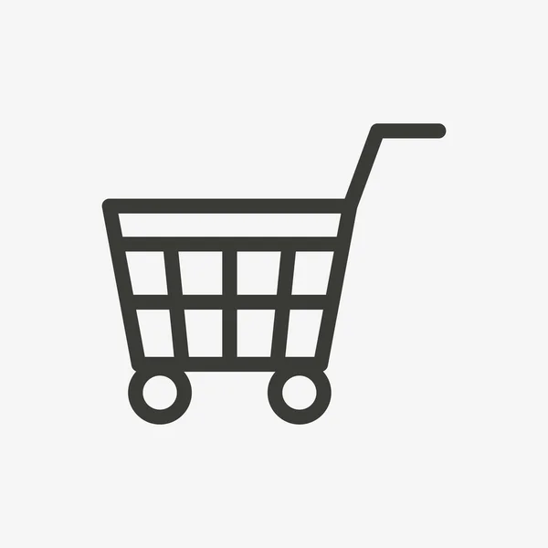 Icono del carrito de compras — Vector de stock