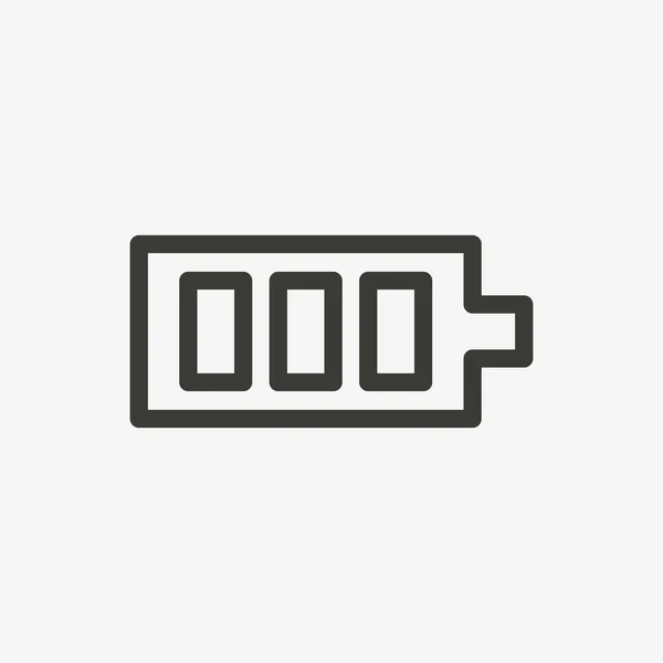 Ikona plné baterie — Stockový vektor