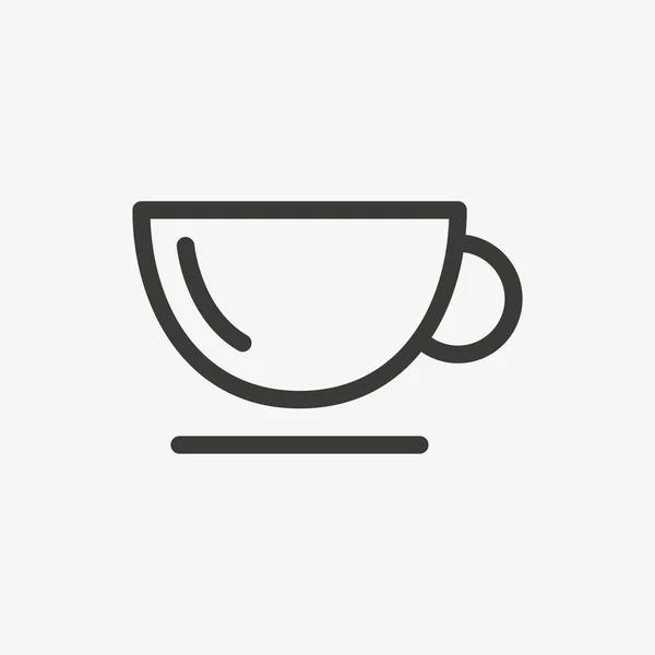 Taza de té icono — Vector de stock