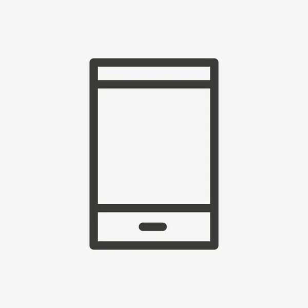 Smartphone osnovy ikona — Stockový vektor