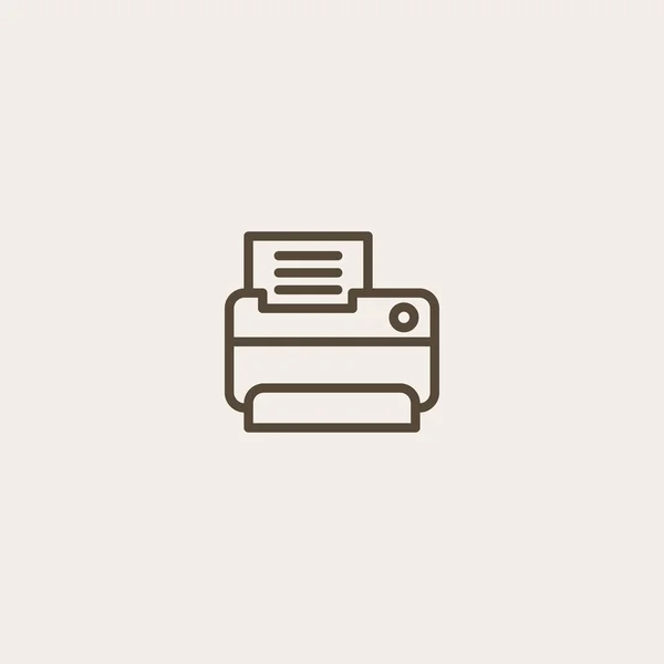 Fax print icon — Stock Vector