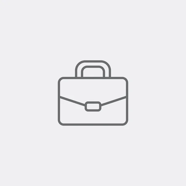 Obchodní kufr ikona — Stockový vektor