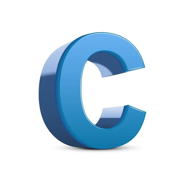 Letter C 3d Diamond Art Illustration Stock Illustration 36920182