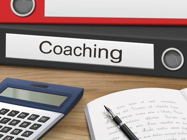 Coaching en aglutinantes — Vector de stock